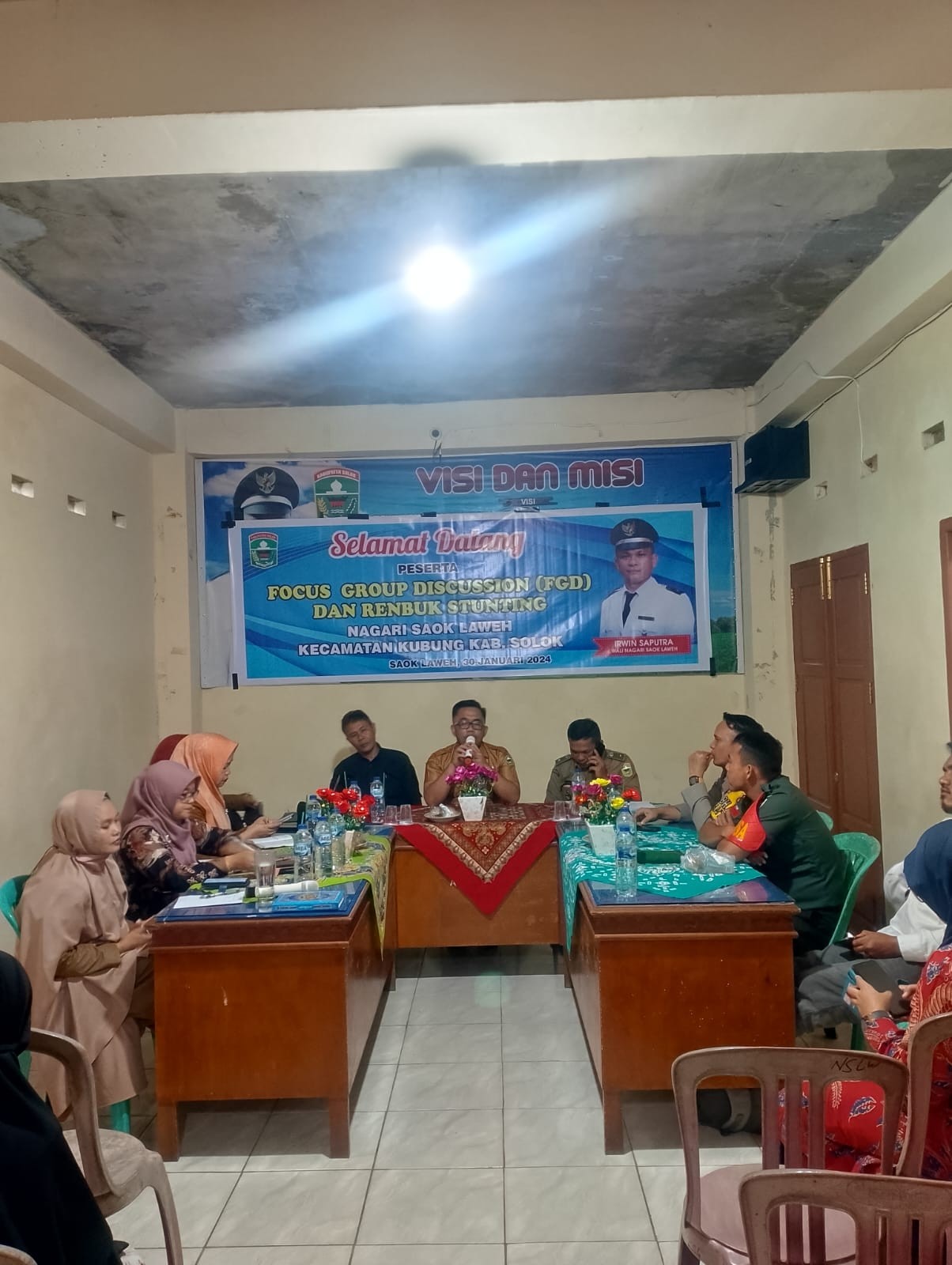 Camat Kubung Buka Acara FGD Saok Laweh