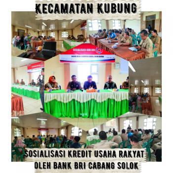 Sosialisasi KUR Oleh Bank BRI Cabang Solok