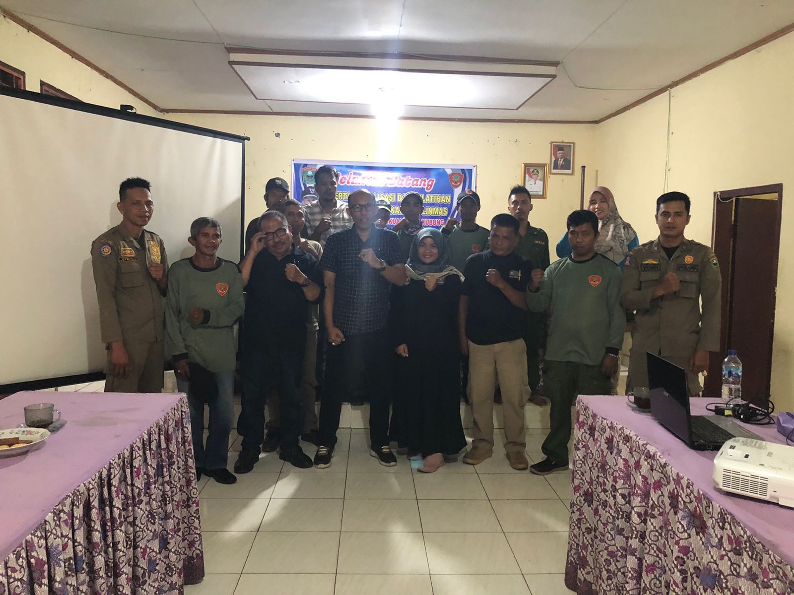 SOSIALISASI DAN PELATIHAN PEMANFAATAN  APLIKASI SIM LINMAS  NAGARI SE-KECAMATAN KUBUNG