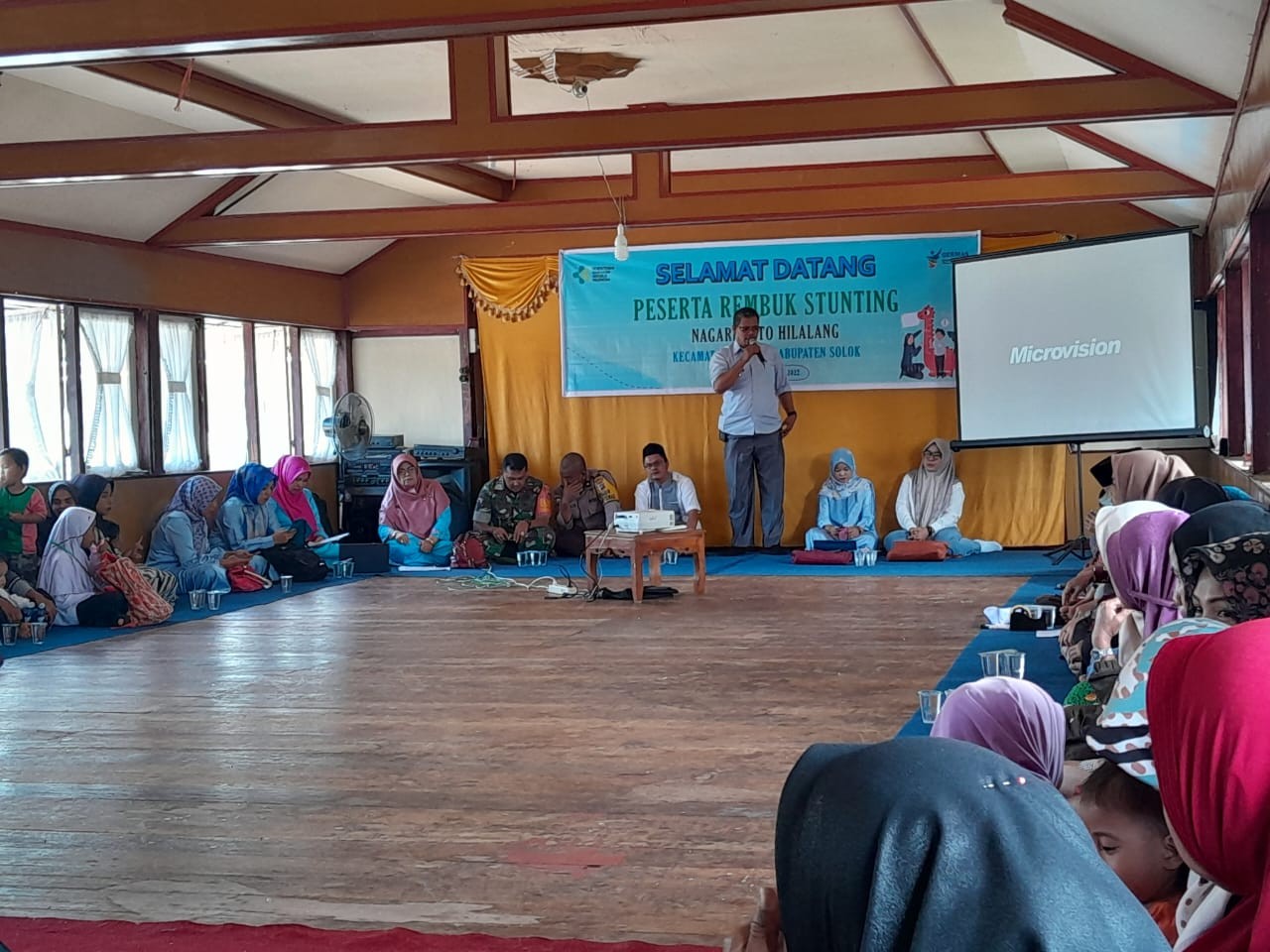 Camat Kubung Buka Acara Rembuk Stunting Koto Hilalang