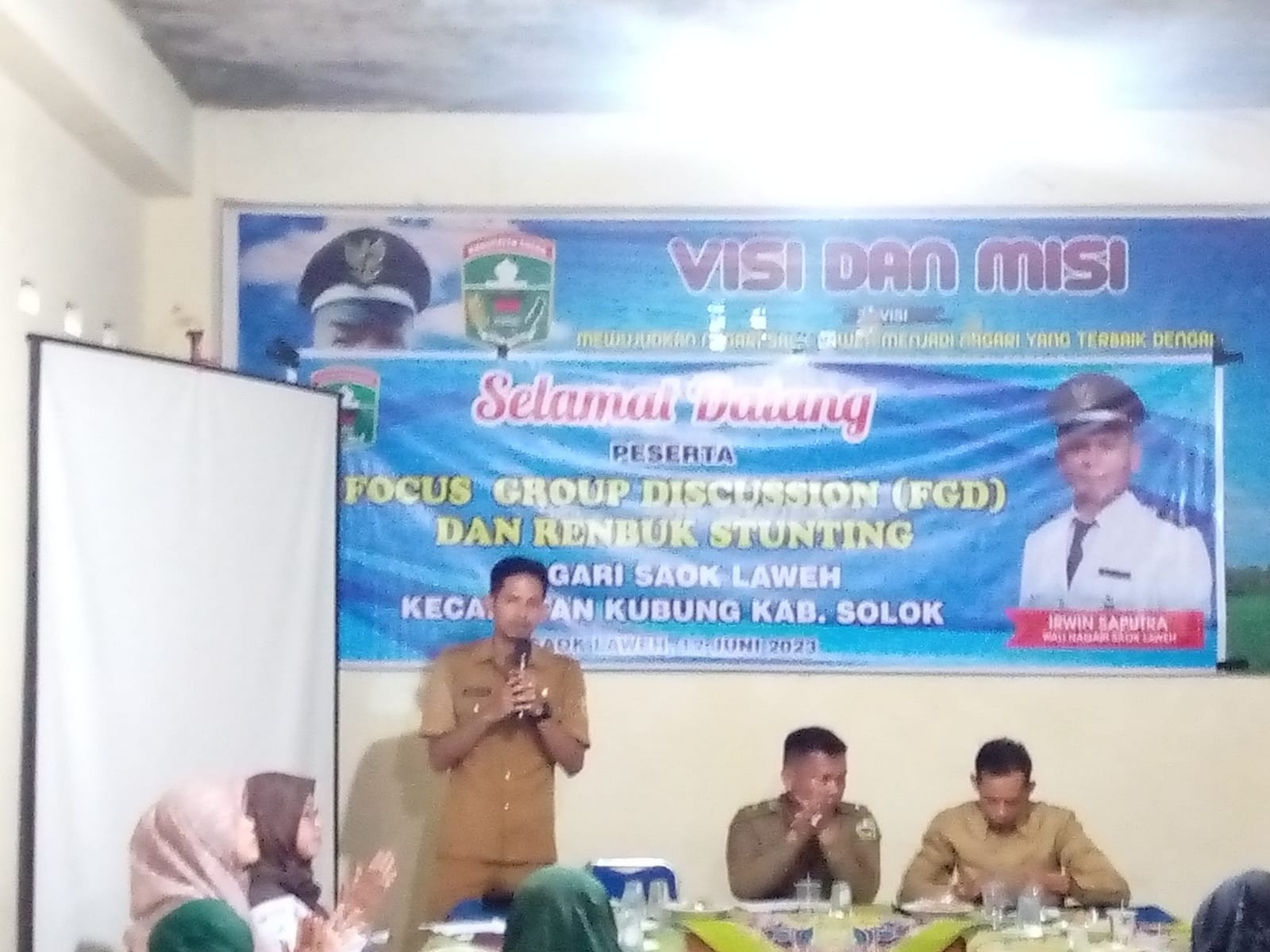 SEKCAM BUKA ACARA REMBUK STUNTING NAGARI SAOK LAWEH