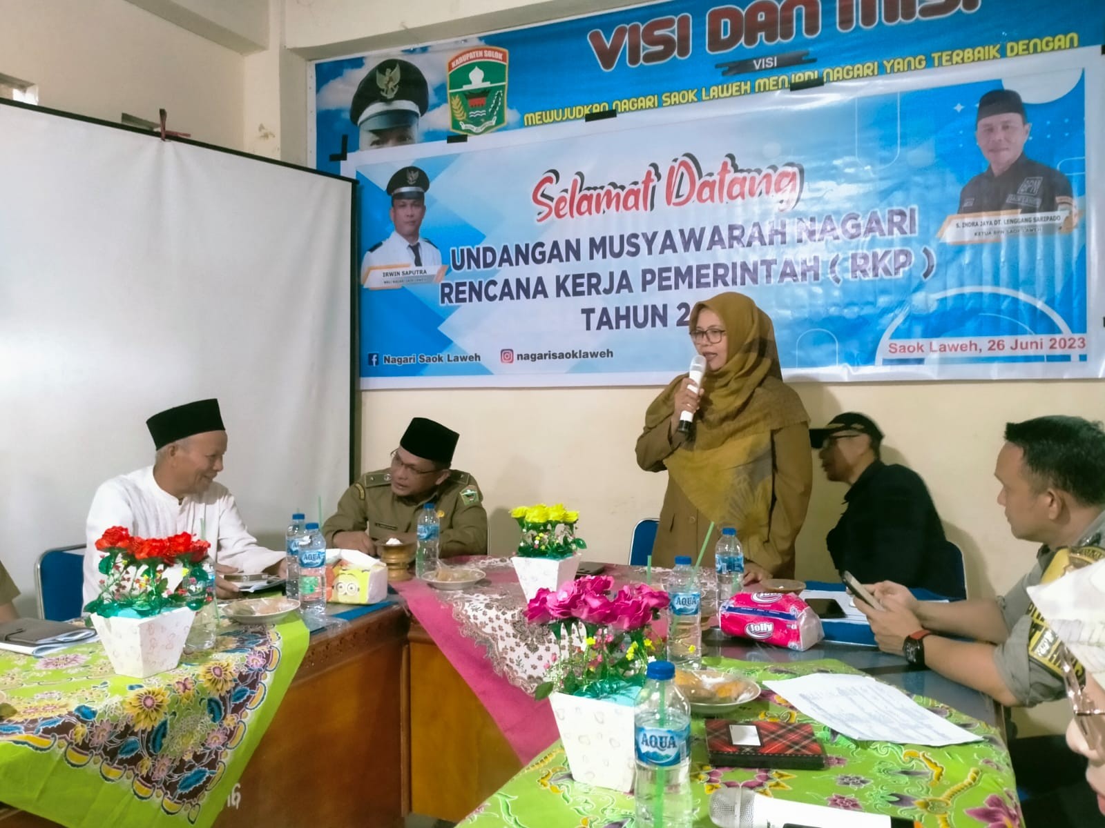 KASI PEMERINTAHAN BUKA ACARA MUSNA RKP SAOK LAWEH